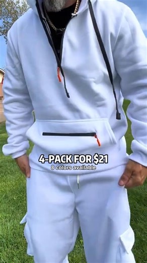 🔥 Stay Warm, Stay Cool — All Winter Long! ❄️💪 Meet the ultimate Men’s Winter Fleece-Lined Casual Set — where comfort meets performance in every move. 🧥👖 ✨ Thick fleece lining – locks in warmth on freezing days ✨ Loose-fit design – easy to layer, super comfy for all-day wear ✨ Multi-pocket jacket & pants – functional, stylish, and practical ✨ Sporty streetwear look – perfect for work or weekend adventures 💥 4-Pack ONLY $21! 💥 Gear up early for winter and own the cold in effortless style. 🧊