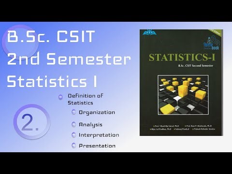 1.1.2 Introduction to Statistics | Organization,Presentation || B.Sc.CSIT 2nd Semester ||Statistics