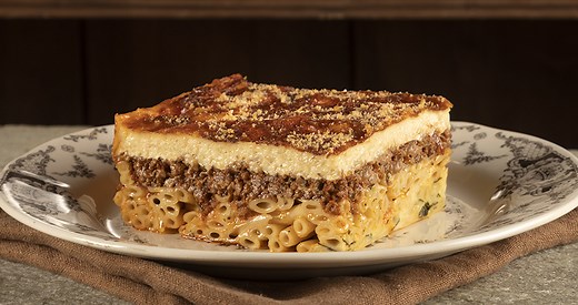Greek Pastitsio - Akis' baked pasta