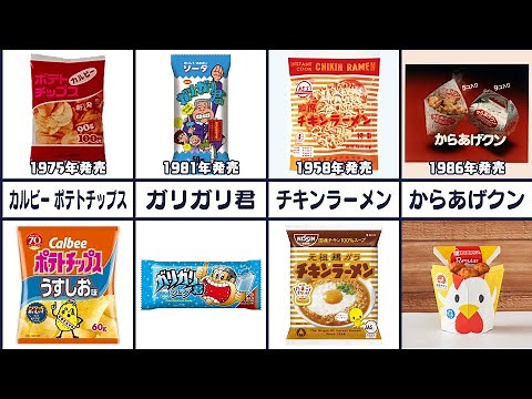 昔と今の食品パッケージを比較