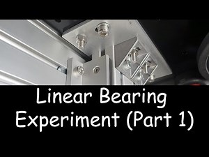 Simrig Linear Bearing Experiment for motion with tactile ( Part 1)