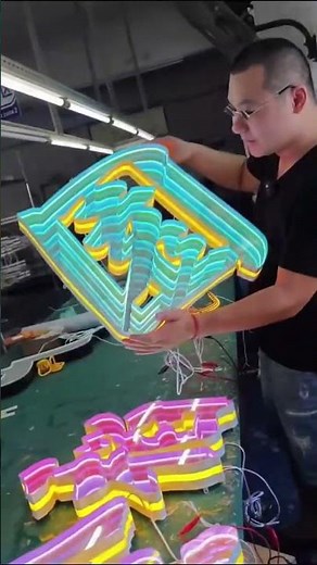 The Ultimate 3D Effect: Infinity Mirror LED Lights in Action 3D angle