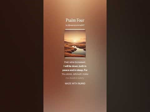 Song - Psalm Four with Jesus - Christian Country Music