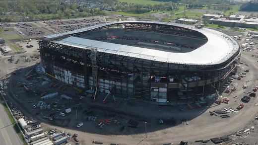 New Highmark Stadium Update: Stadium Signage Test