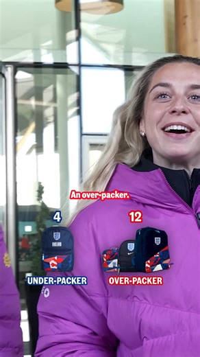 Who’s packing light and who’s bringing the kitchen sink? 🧳😅 | England football team