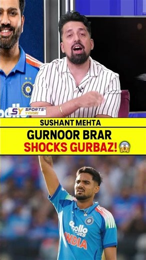 GURNOOR BRAR SHOCKS GURBAZ! 😱 #gurnoorbrar #rahmanullahgurbaz #indvsafg #shubmangill #gautamgambhir