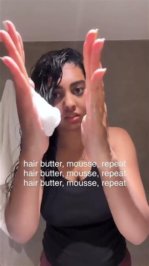 Easy peezy curly hair routine for soft voluminous hair.