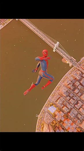 Spider-Man 2 AMAZING SUIT - City Skyline Aerial Poses