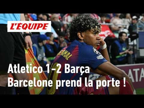Atletico 1-2 Barcelona: Barça eliminated, reduced to ten men and FURIOUS with the refereeing