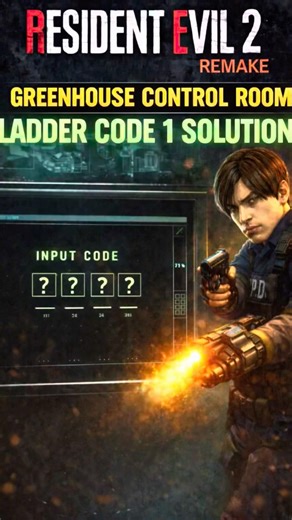 RE2 Remake Greenhouse Control Room Ladder Code 1 Solution