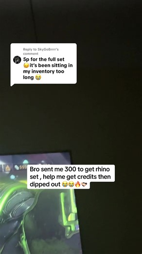 Getting Rhino Set in Warframe: A Player's Journey