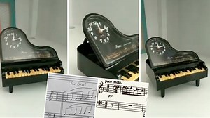 This Beethoven piano alarm clock is charming, perplexing and annoying