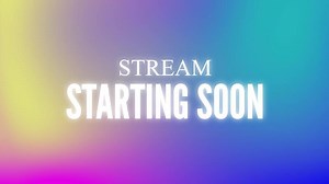 Download Stream starting soon for live streaming colorful background for free
