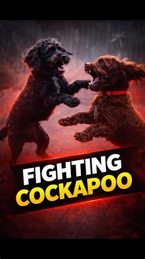 Fighting Cockapoo (Part 1) #cockapoo #dogvlog #shorts