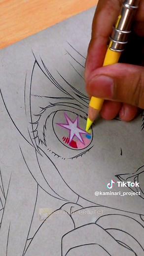 Ai Hoshino 😍 Eyes Coloring | Oshi no Ko #fyp #fypシ #anime #art #artistsoftiktok #drawing #drawinganime #aihoshino #oshinoko #idol #yoasobi #eyes #drawingeyes #coloring #oshinokomanga #oshinokoanime #oshinokoedit