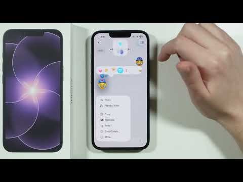 iPhone 17e: How to React to a Text Message with Emoji