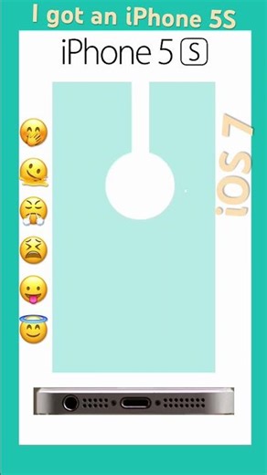 I got an iPhone 5S #shorts #iphone5s