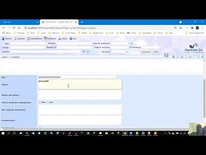 Modifier des paramètres de configuration en OpenClinic GA