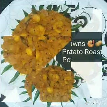 Prawns Potato Roast - My Mummy's Recipe