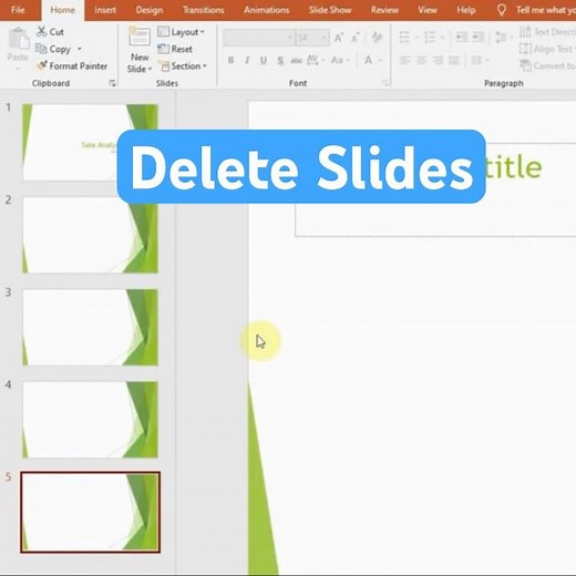 How to Delete Slides in Powerpoint - Beginner Guide
