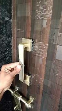 Premium door handle installation||brass door fittings||woodworkrj