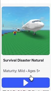 Noob plays NAtuRal DisASteR on Roblox?? #meme #roblox #noob