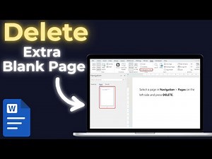 How To Delete An Extra Blank Page In Word