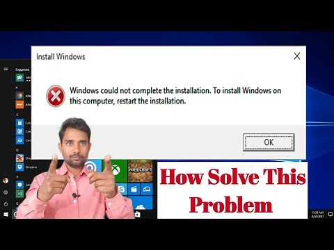 How to Fix "Windows Could Not Complete The Installation" Error