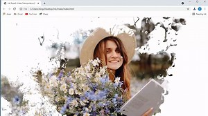 CSS Only Ink Splash Video Manipulation|CSS Only|CSS Tips | CSS Only Shapes|CSS Tricks|Online Design