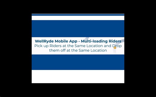 Driver - Multi loading Riders PU Same Location DO Same Locations