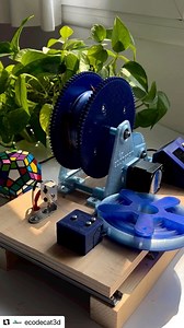 Reduce, reuse, recycle at its finest by @ecodecat3d! 🙌🏼 Check out their page to see some 3D printing inception using plastic bottles! 🤯♻️ | Design Milk