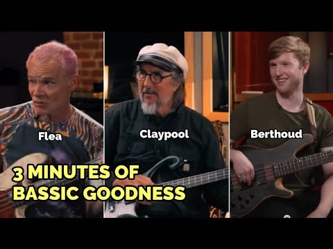 3 Minutes of Bassic Goodness | Flea, Les Claypool, Charles Berthoud