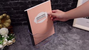 Yookeer 10 Pieces Acrylic Brochure Holder Stand Pamphlet Holder 8.5 x11 Clear Literature Display Rack Plastic Flyer Display Stand for Vendors, Brochure, Trifold, Magazine, Pamphlet, Booklets, Menu