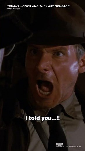 Indiana Jones Sticks Up To His Dad in The Last Crusade!