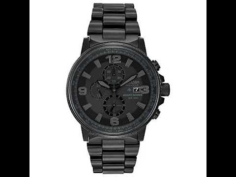 CITIZEN Men's Eco-Drive Nighthawk Chronograph Review - Pros & Cons - Citizen Men's Watch
