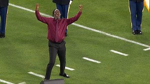 At the Super Bowl LV, WAWA's World performed the National Anthem in American Sign Language (ASL) -- what an incredible performance! [Screen recording taken from camera feed provided by CBS Sports.] TRANSCRIPT: Oh, say can you see by the dawn’s early light What so proudly we hailed at the twilight’s last gleaming? Whose broad stripes and bright stars thru the perilous fight, O’er the ramparts we watched were so gallantly streaming? And the rocket’s red glare, the bombs bursting in air, Gave proof