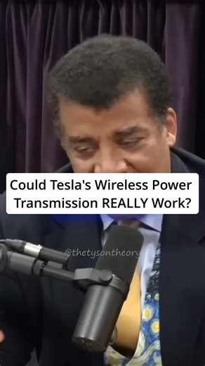 36K views · 270 reactions | Could Tesla’s Wireless Power Transmission Really Work 樂 w Neil deGrasse Tyson #neildegrassetyson | The Tyson Theory | Facebook