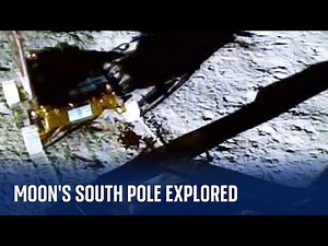 India moon landing: Chandrayaan-3 rover captures images from lunar south pole