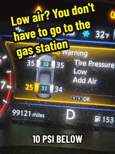 It's so easy to inflate your tires with this #auto #cars #tires #airpump #flattire