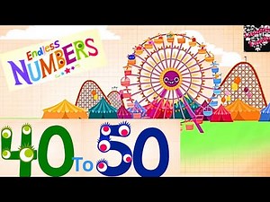 LEARNING COUNTING NUMBERS 40 to 50 learn numbers for kids 40 to 50 Endless numbers