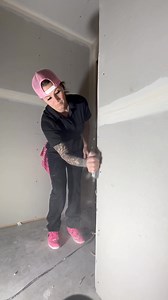 How To Install Bullnose✨ •Shave the drywall flush (this step is very important) •Apply taping mud or all purpose mud •Measure & cut bead (tips below) •Place bead with your fingers •Wipe ~-000 | Gatías