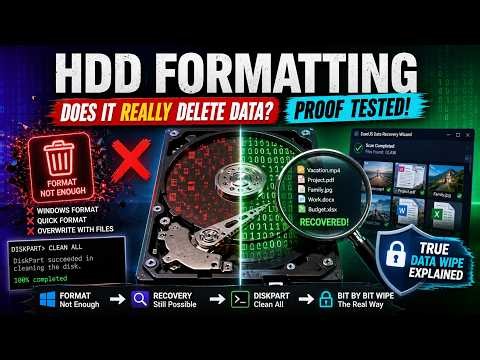 How to REALLY Wipe a Hard Drive 💾 Bit by Bit Deletion + HDD Data Recovery EXPLAINED!