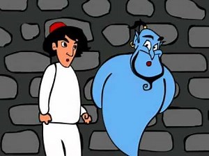 علاءدین و غول چراغ در غار جادو _ Aladin in magic cave !