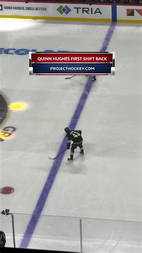 Quinn Hughes Returns: First Shift After Olympics