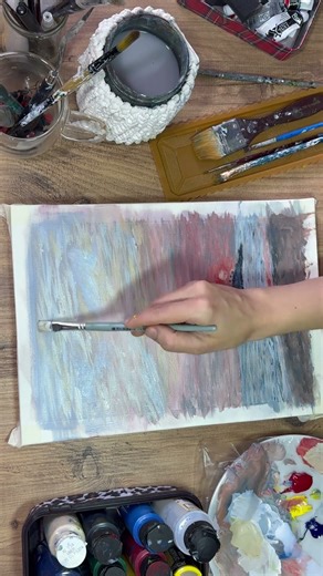 Sunset Sea Painting – Calm Art with Relaxing Music