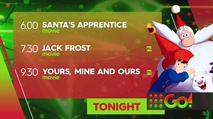 TONIGHT on 9Go! A special Christmas double! #SantasApprentice #JackFrost #YoursMineAndOurs | 9Go! | Facebook