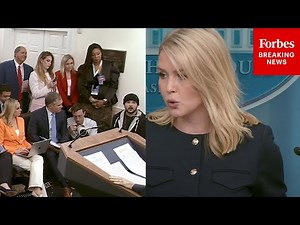 JUST IN: Tim Pool Outright Slams Media Orgs In White House Briefing Room When Questioning Leavitt