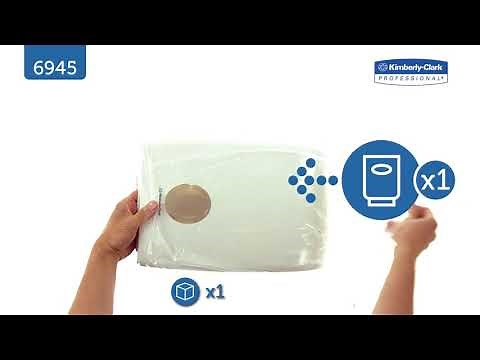 Kimberly Clark by Jangro - Aquarius C Fold Hand Towel Dispenser