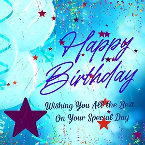 Animated Happy Birthday Card, Festive Greetings (MP4 Digital Download) - Etsy