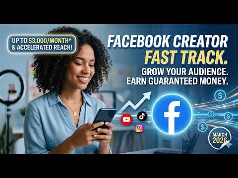 Stop Ignoring Facebook! 🚀 How the Creator Fast Track Program Pays You to Post